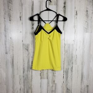 Xersion yellow work out tank size small